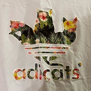 Large Graphic Adicats Tee Shirt